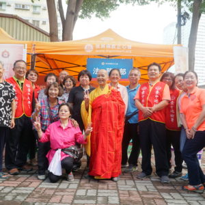 世界佛教正心會行動佛殿佛光遍照環島祈福法會，台中地檢署到場辦理政令宣導