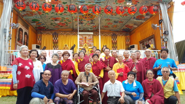 花蓮玉里信眾開心來誦經