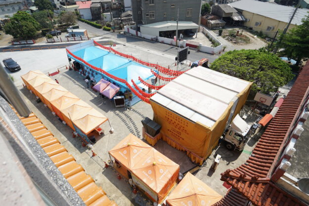 行動佛殿131站高雄湖內天真福廟旁停車場