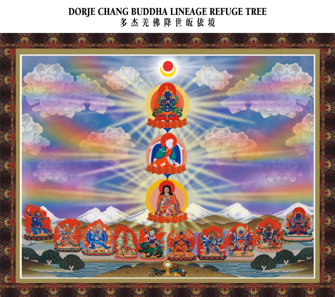 DORJE CHANG BUDDHA LINEAGE REFUGE TREE