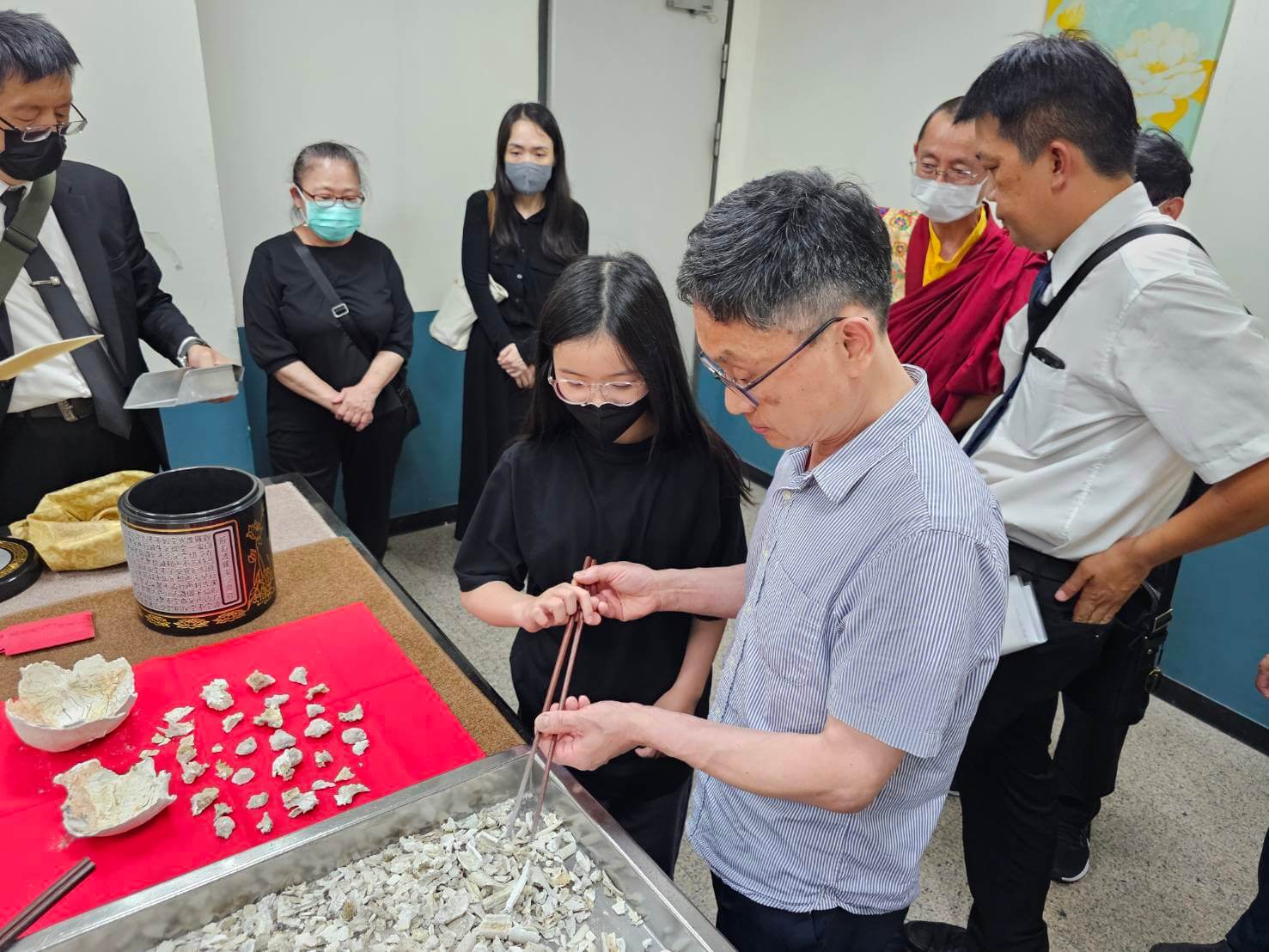 火化現場所有家屬都見證這不可思議的殊勝事蹟