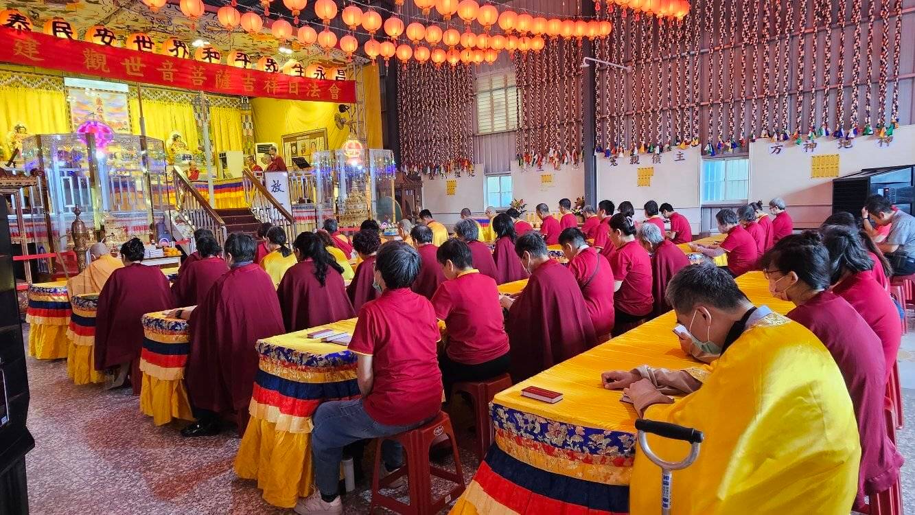 世界佛教正心會7月13日於金龜山三寶殿啟建恭祝觀世音菩薩成道紀念日暨護生法會