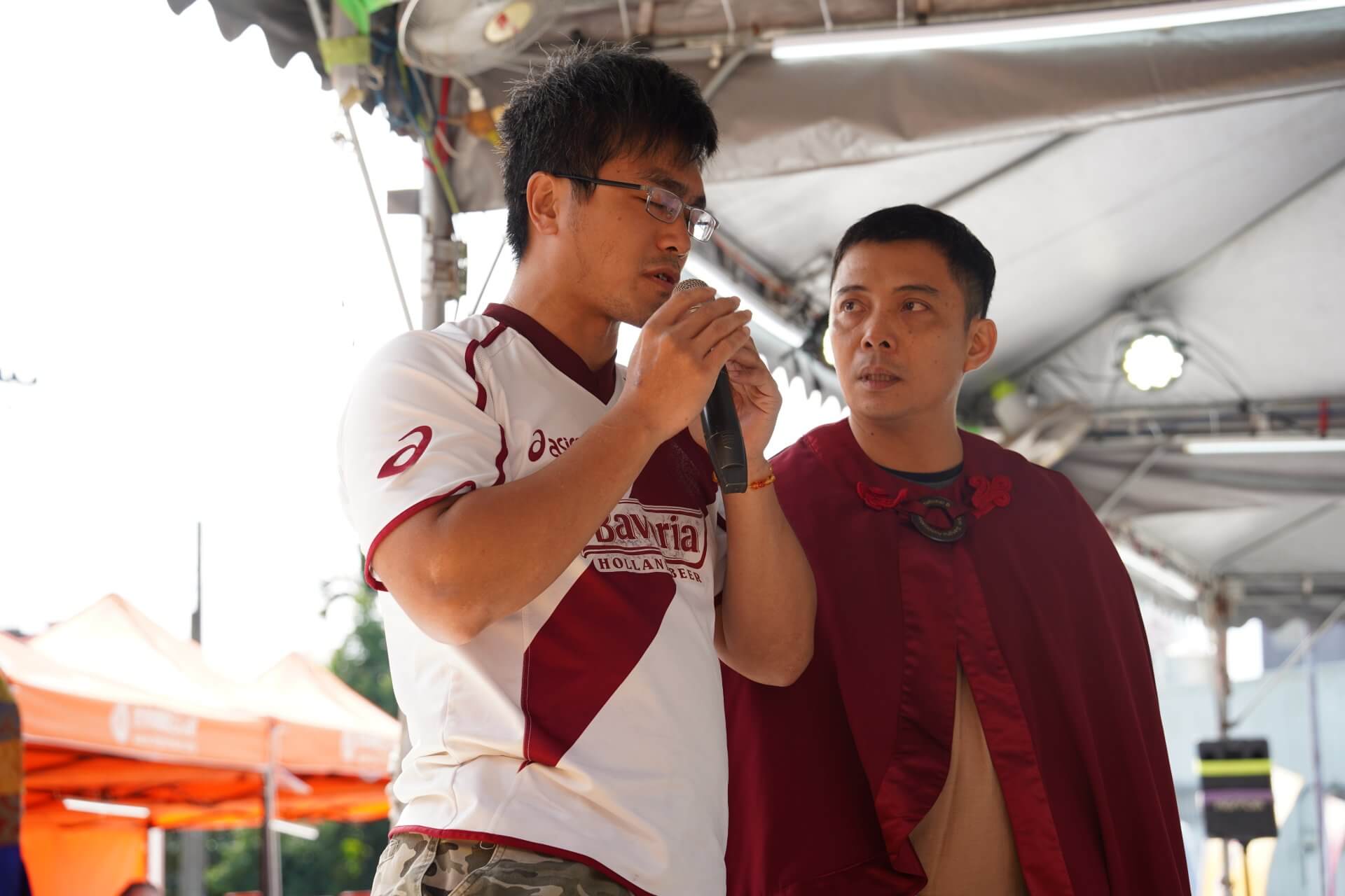 世界佛教正心會於元旦到花蓮光復舉辦百日超薦法會，第三天舉辦戶外觀音大悲感召加持法會信眾分享受用心得