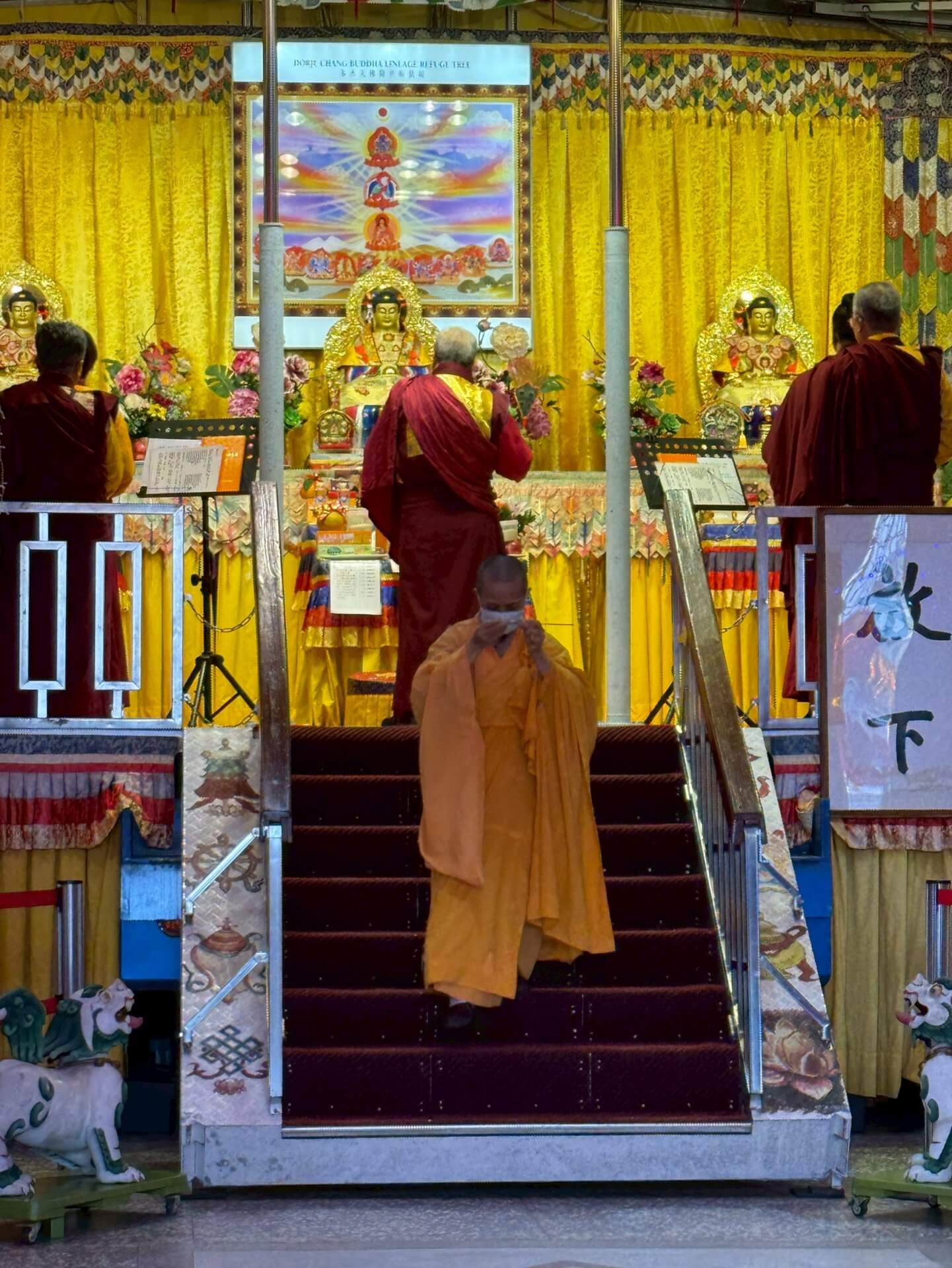 世界佛教正心會2026年新春祈福法會，佛前大供