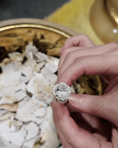 火化後的吉祥物--舍利花